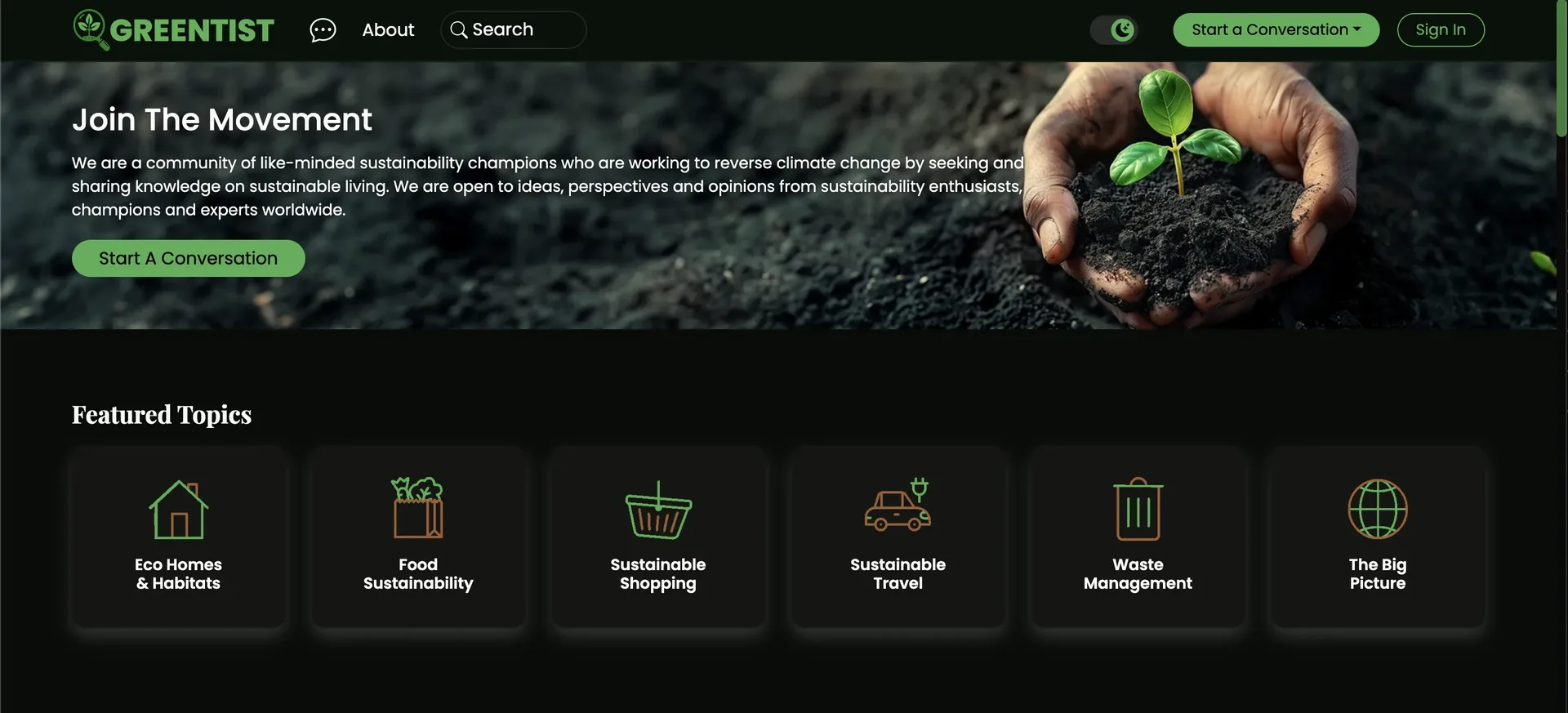 Greentist - Sustainability
